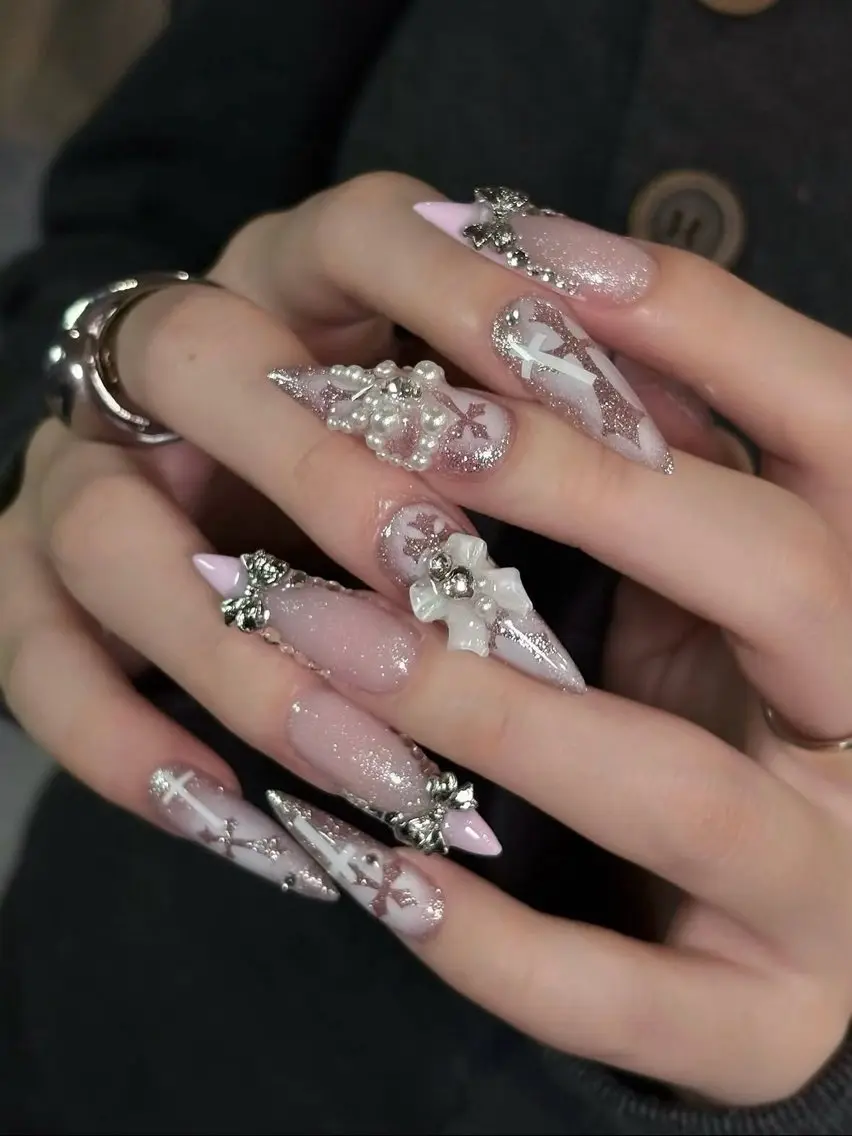 ネイル アートネイル オーロラネイル フレンチネイル ジェルネイル グラデーション ハンドネイル Sora nail 長さ出し専門店のネイルデザイン