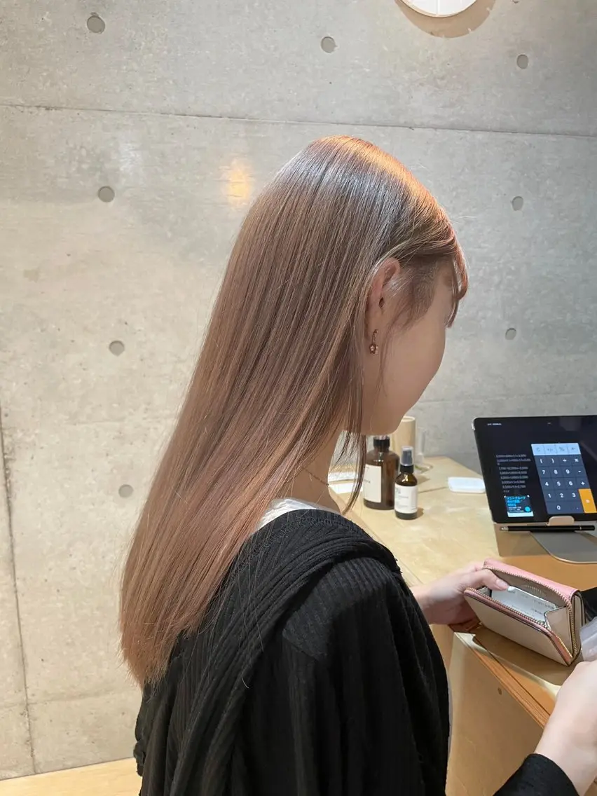 ロング カラー ブリーチ ハイトーンカラー ヘアカラー トリートメント 🌀ショートカット / 齋藤大貴🌀のヘアスタイル