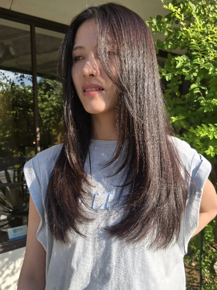 ロング 韓国好き🇰🇷 美容師MIKUのヘアスタイル