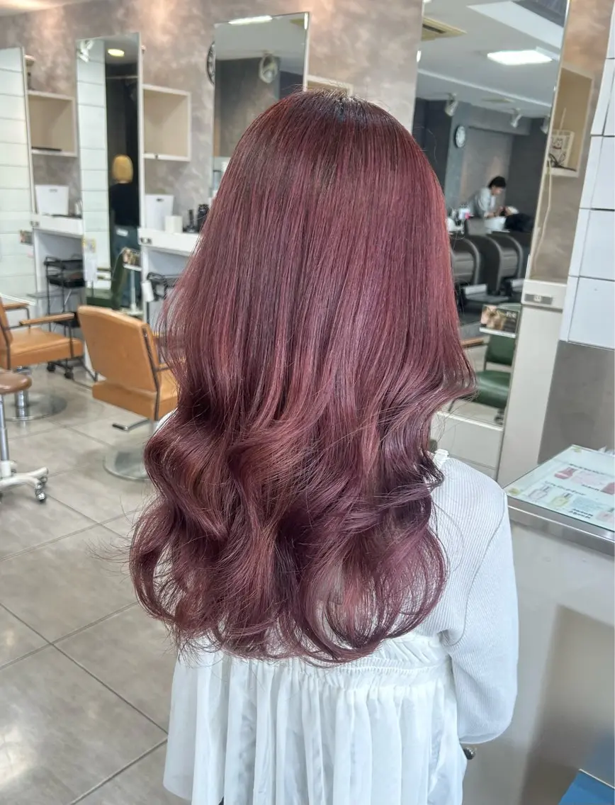 ロング カット ヘアカラー 🫧艶髪カラー🫧 森本くるみのヘアスタイル