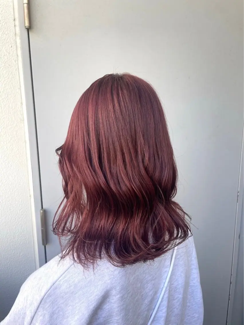 カラー カット ヘアカラー トリートメント 🎀ツヤ髪✖︎ 暖色🎀RYUKAのヘアスタイル