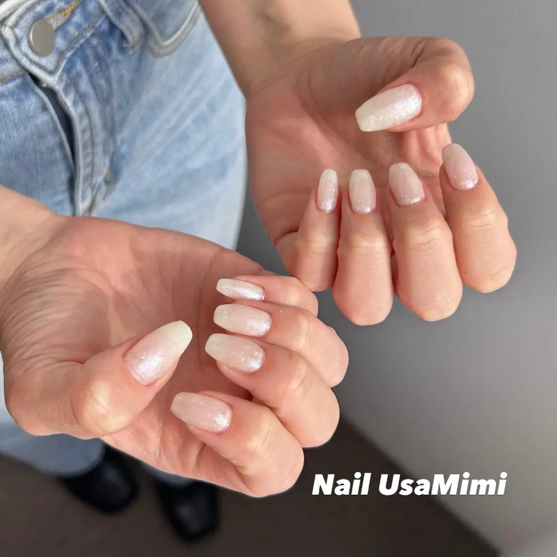 ネイル ジェルネイル 持ち込み ワンカラーネイル パラジェル シンプルネイル 本町ネイルNail UsaMimiのネイルデザイン