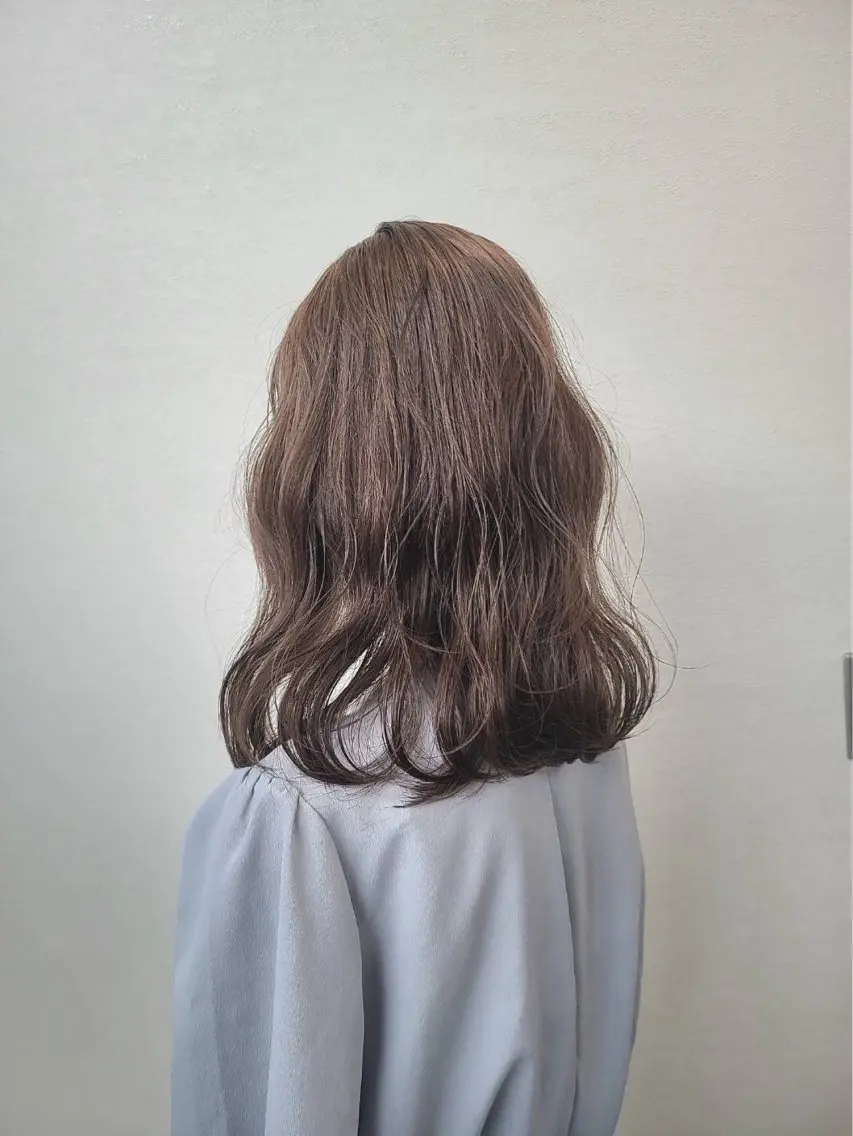 Wカラー(ケアブリーチあり)🖤の写真