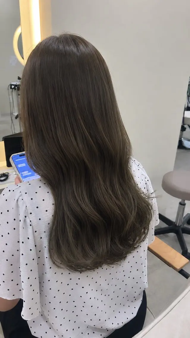 ロング カラー ヘアカラー 透明感カラー レイヤー/むつきのヘアスタイル