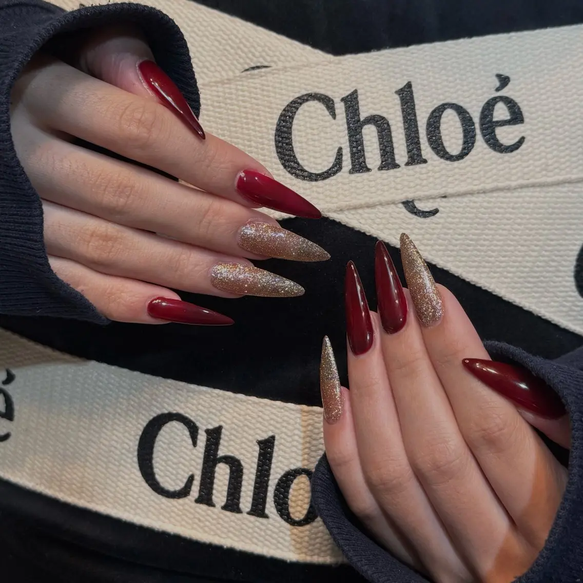 ネイル ラメ(グリッター) ロングネイル ハンドネイル D.d nail Maria🫧のネイルデザイン