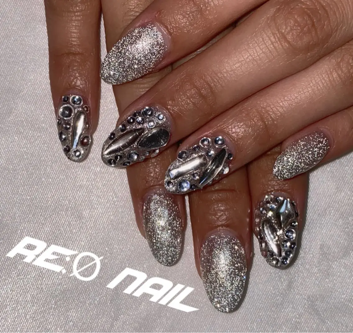 ネイル フラッシュネイル ハンドネイル Re:Ø nail 🩵TSUJIのネイルデザイン