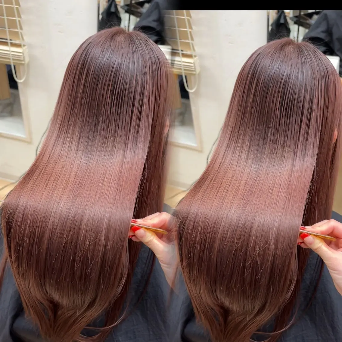 ロング ヘアカラー トリートメント 葉南 /LIANのヘアスタイル