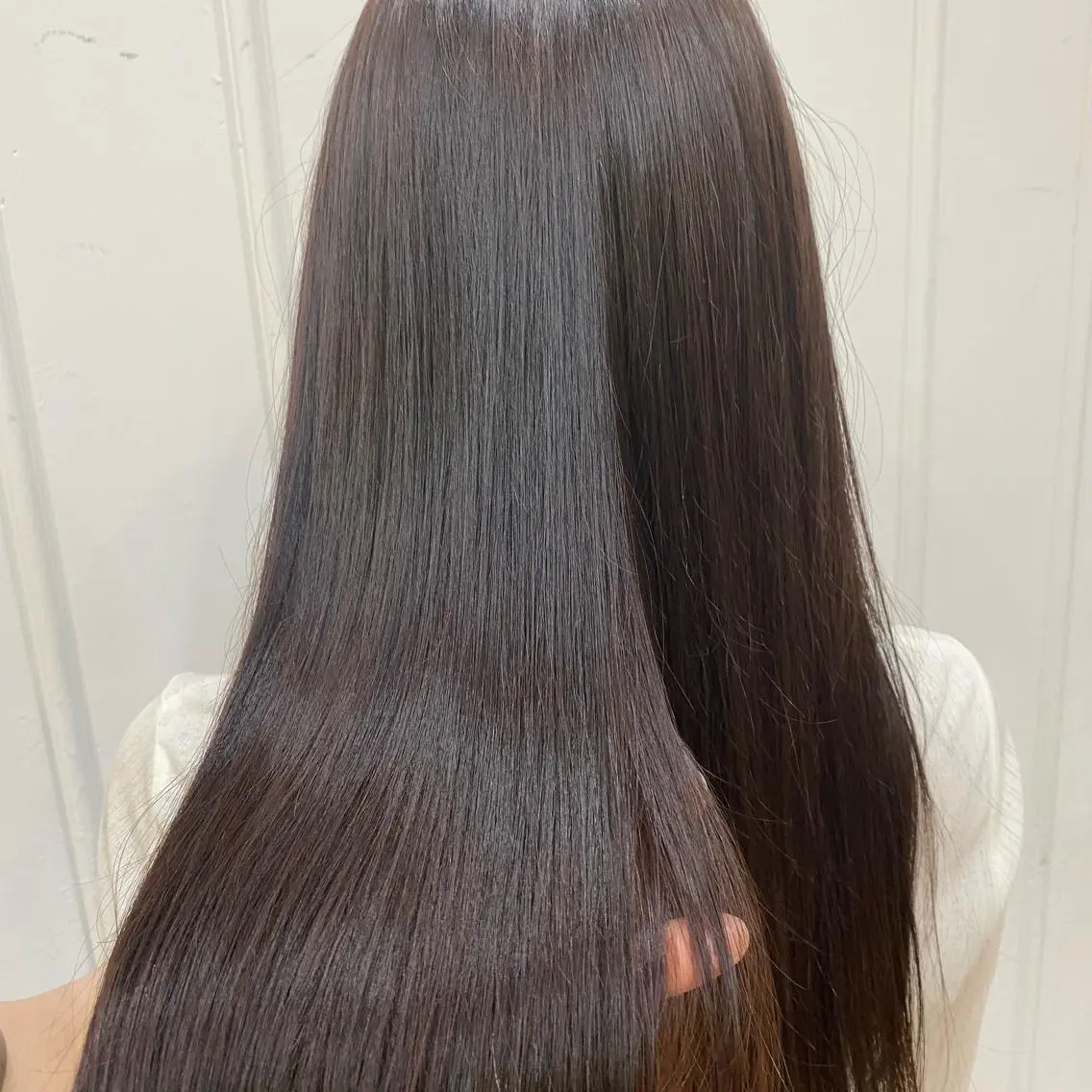 ロング カラー グレージュ ラベンダーカラー ラベンダーグレージュ ラベンダーグレー ショート& パーマ　坂本のヘアスタイル