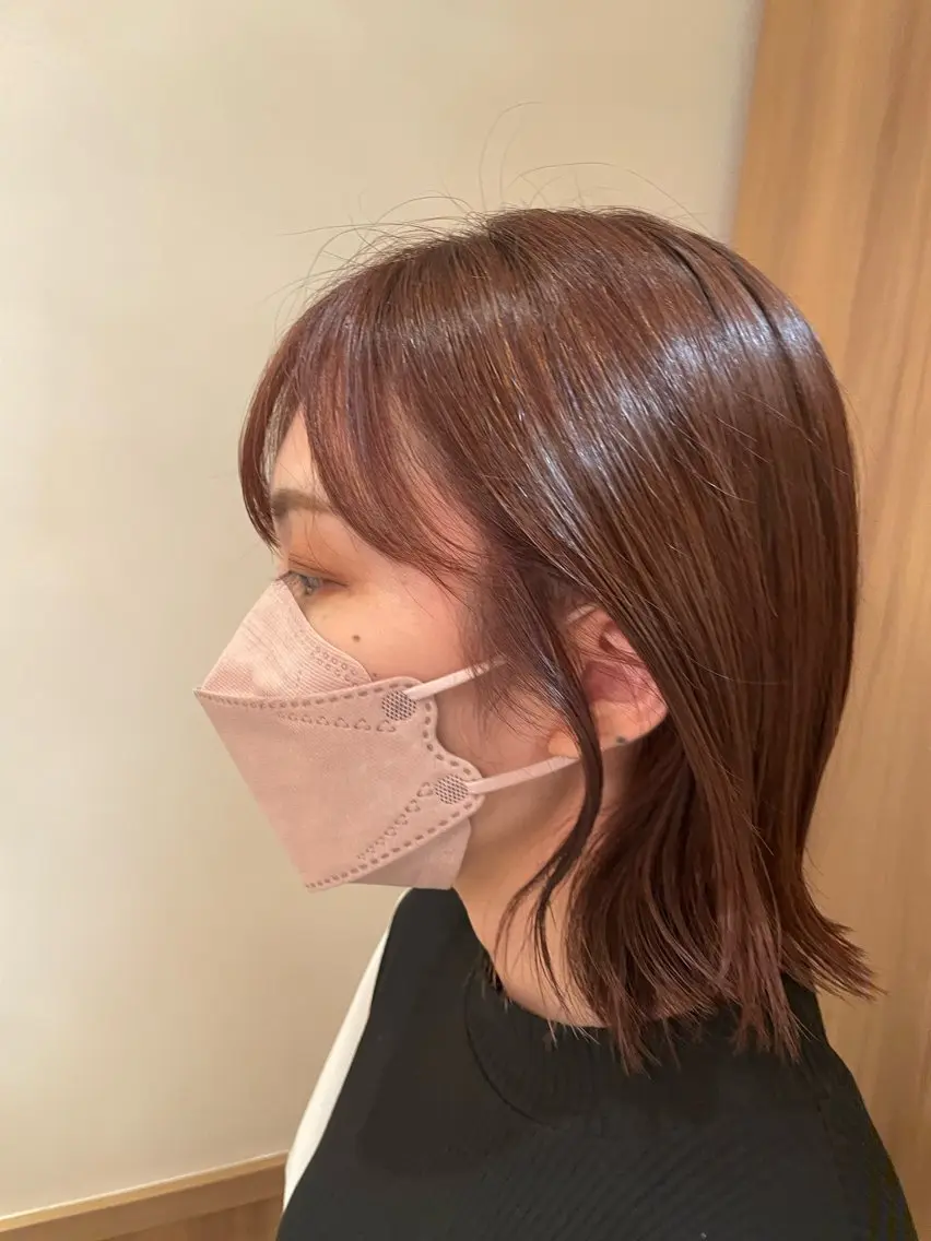ミディアム 銀座ボブカラーパーマ misakiのヘアスタイル
