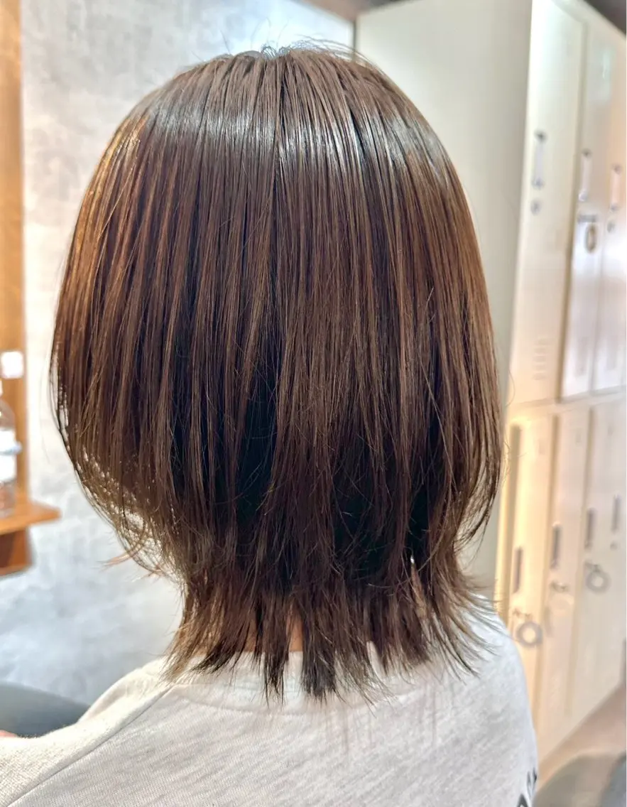 ミディアム 平川 美咲のヘアスタイル