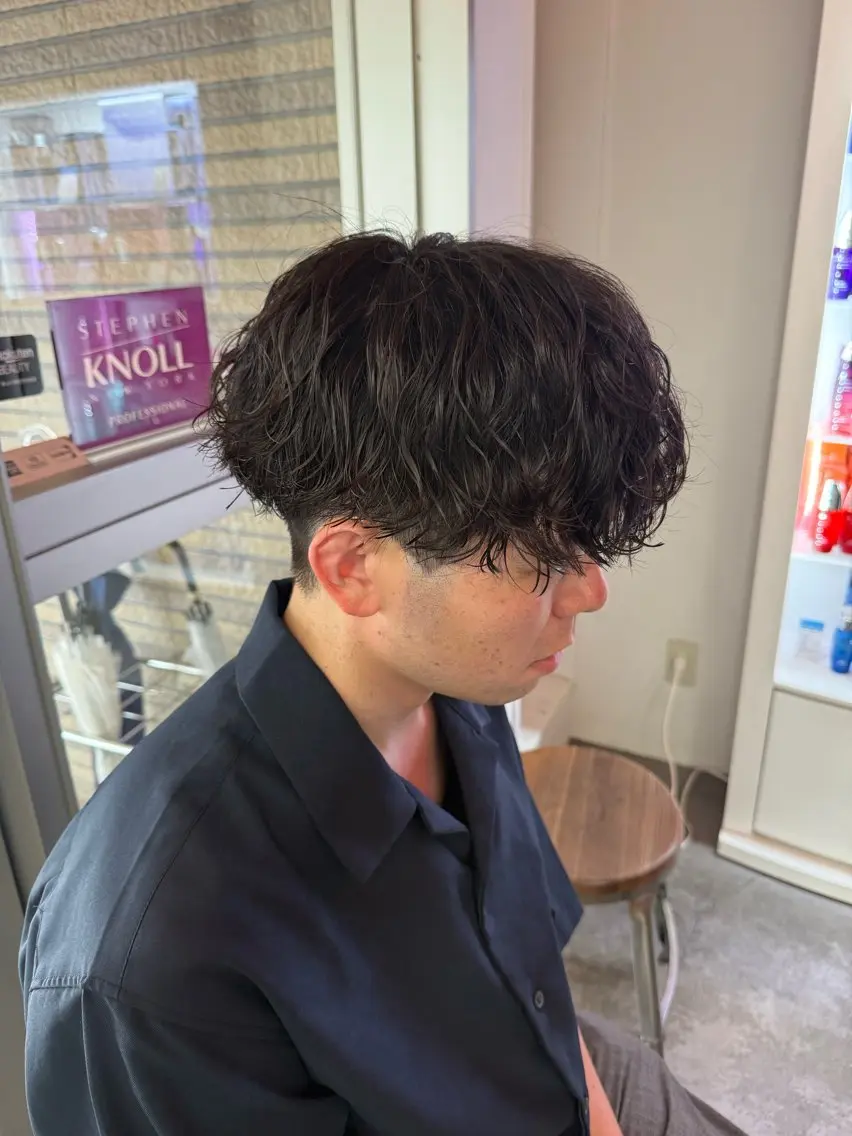 メンズ カット パーマ ✨癖毛指名No.1✨ メンズ特化YUIのヘアスタイル