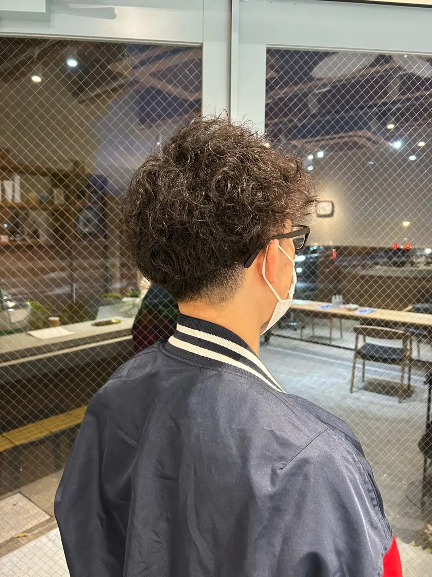パーマ メンズ 藤田 果穂のヘアスタイル