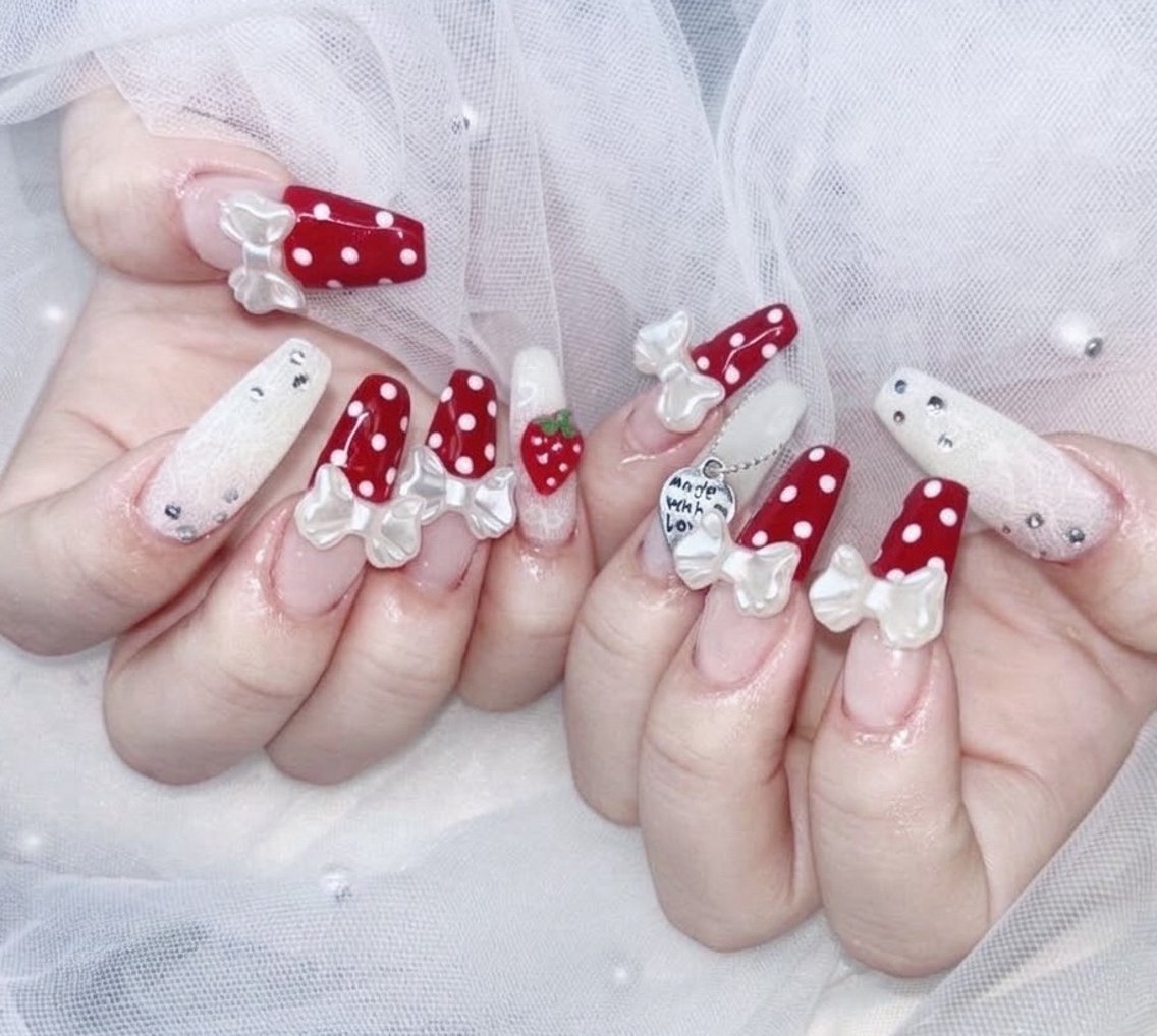 ロング 韓国風ヘア ロング ハンドネイル ハンドケア CHIBI NAIL SALON 船橋のネイルデザイン