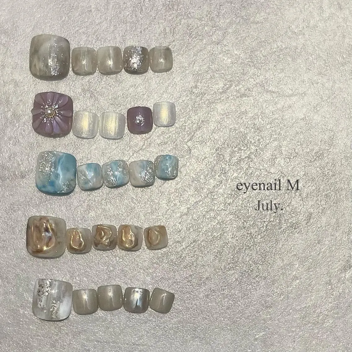 ネイル フットネイル miki 🌿のネイルデザイン