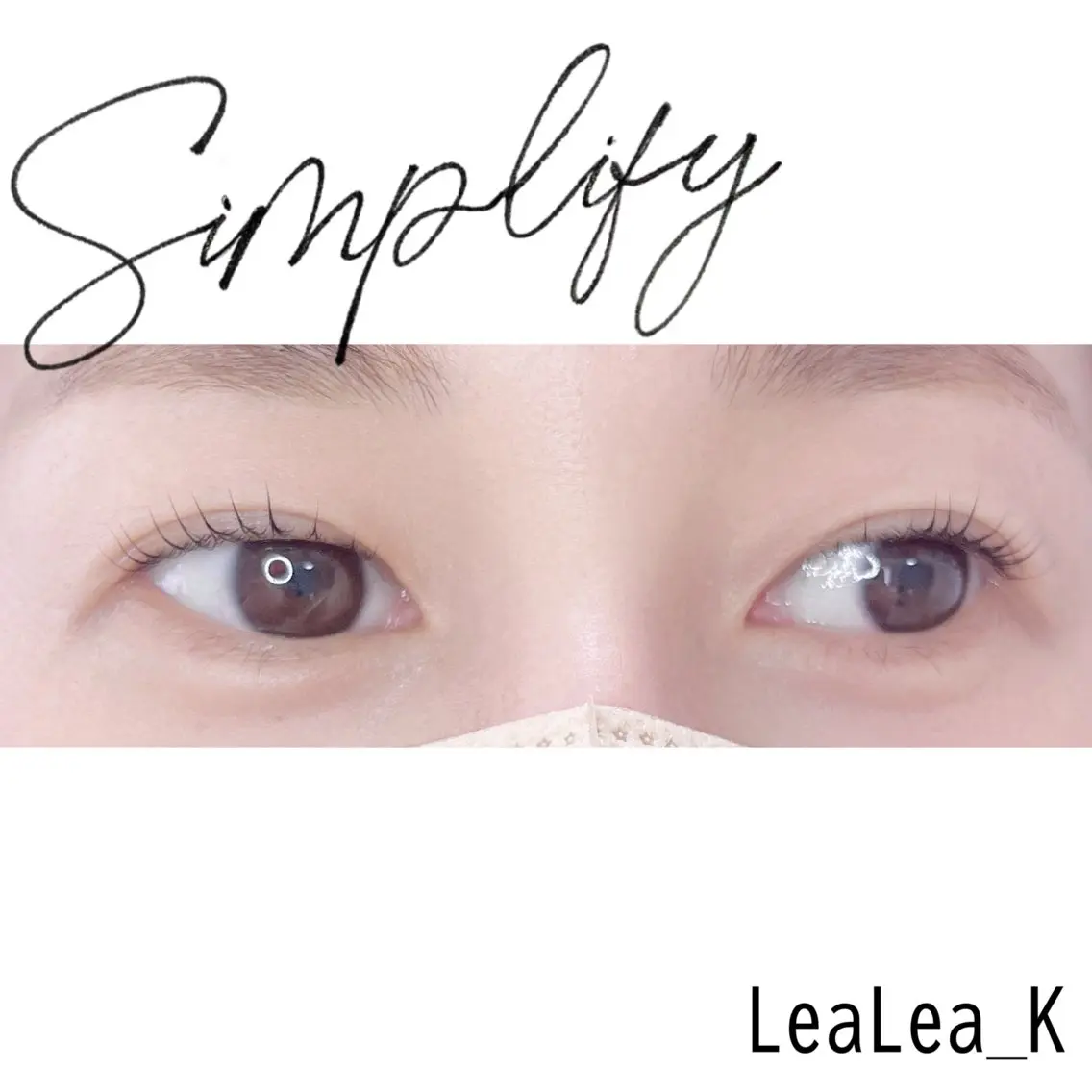 マツエク・マツパ 一重×まつ毛パーマ LeaLea_K MIZUKIのマツエク・マツパデザイン
