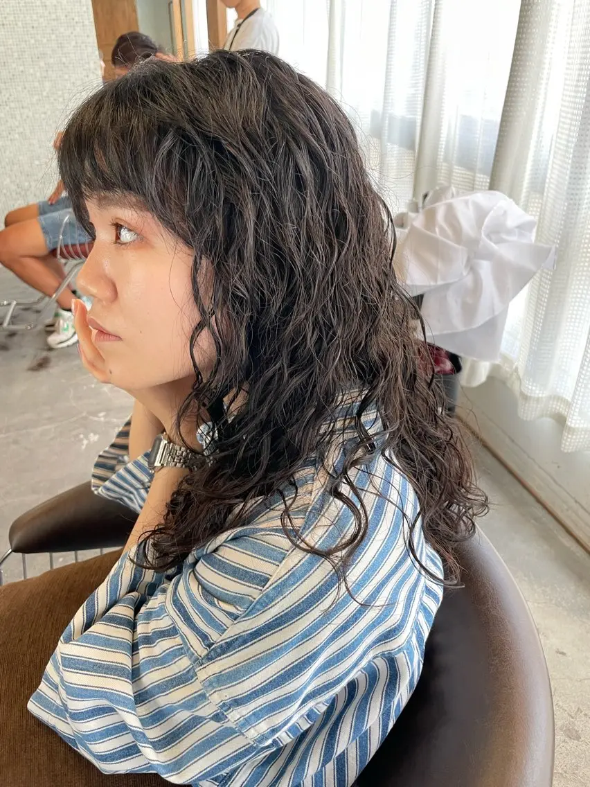 ロング パーマ ∮フェードスタイル∮ 加藤嘉陛のヘアスタイル