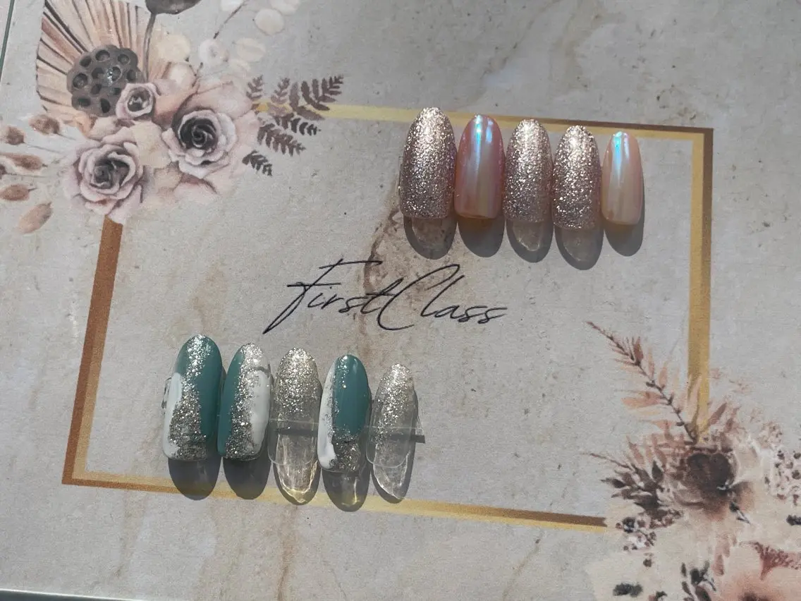 ネイル 長さ出し FIRSTCLASS YURiのネイルデザイン