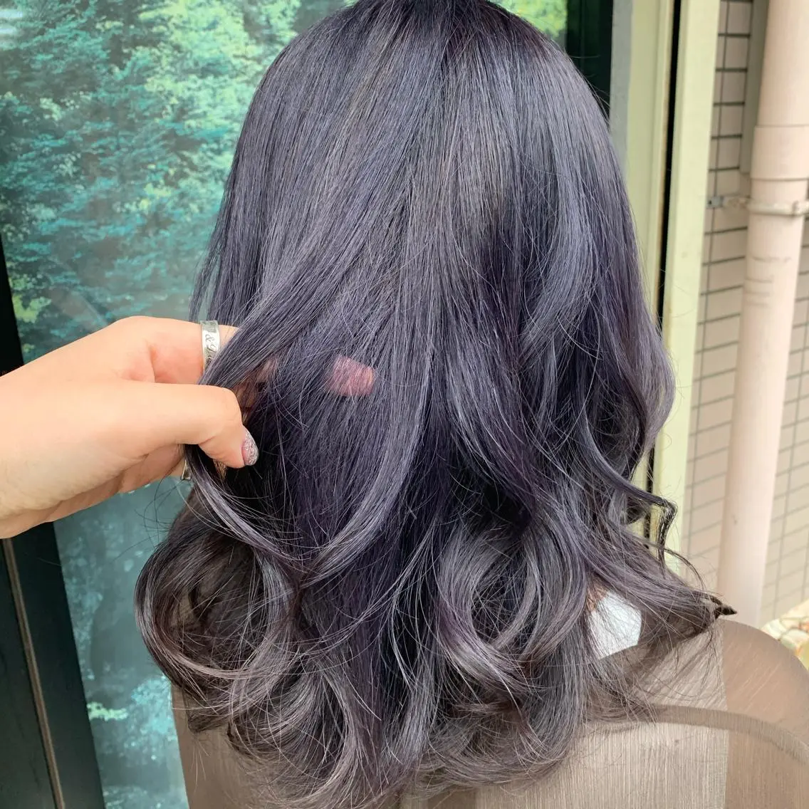 ロング カラー カット ヘアカラー トリートメント 枚方 tomee 🦋南部 しほ🦋のヘアスタイル