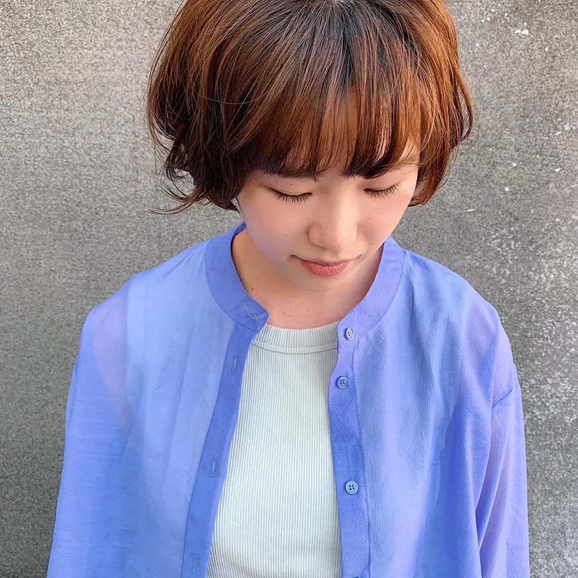 ショート カラー 中川 竜誠のヘアスタイル