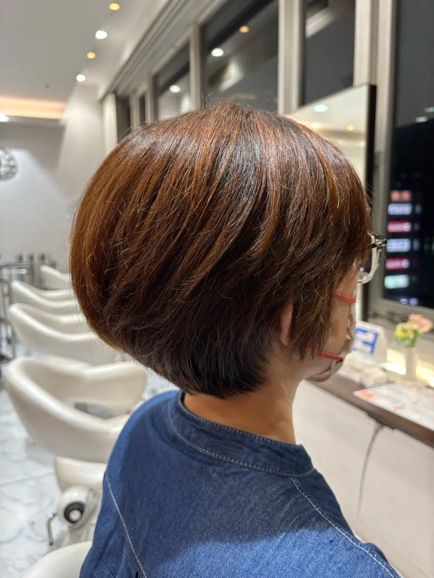 ショート 丸みショート ショートヘア 相澤 maniCREAREのヘアスタイル
