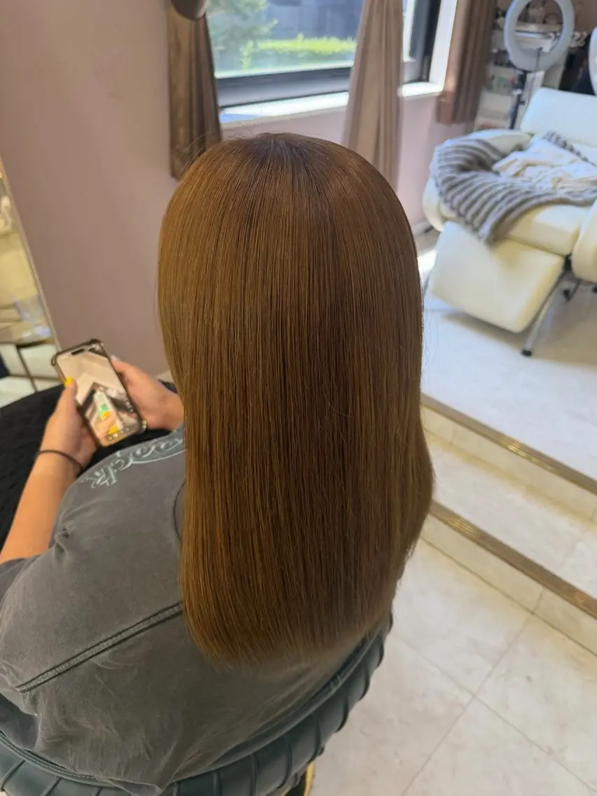 カラー ベージュカラー ヘアカラー che'rie MIKUのヘアスタイル