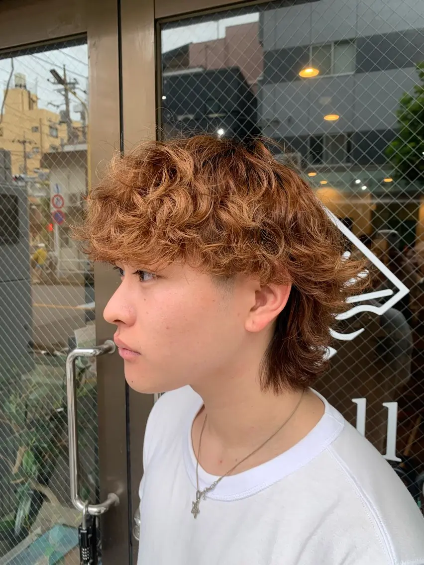 ミディアム メンズカット/パーマ 💖HARUKAのヘアスタイル