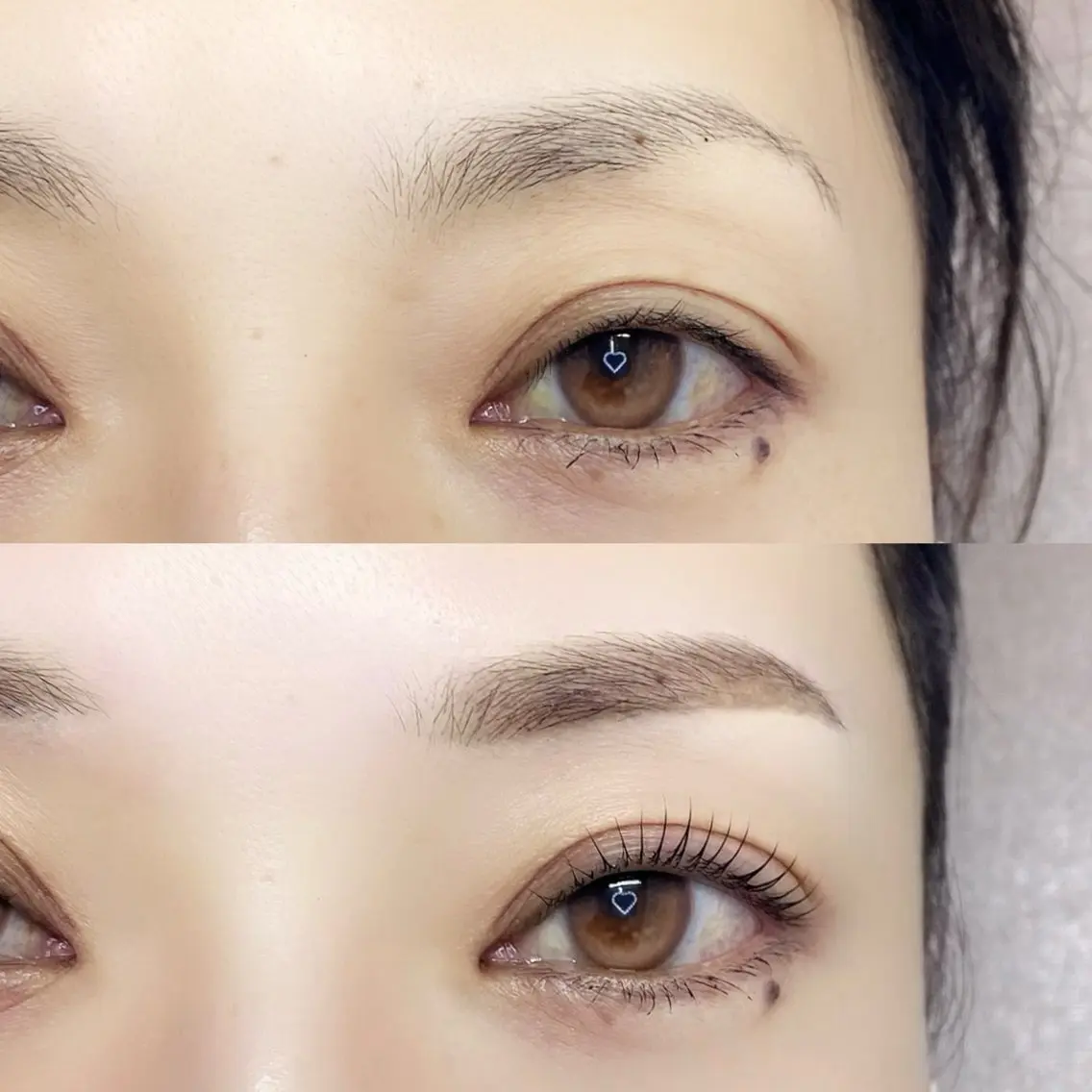 アイブロウ 眉毛ワックス脱毛 マツパ ruhe eyeのマツエク・マツパデザイン