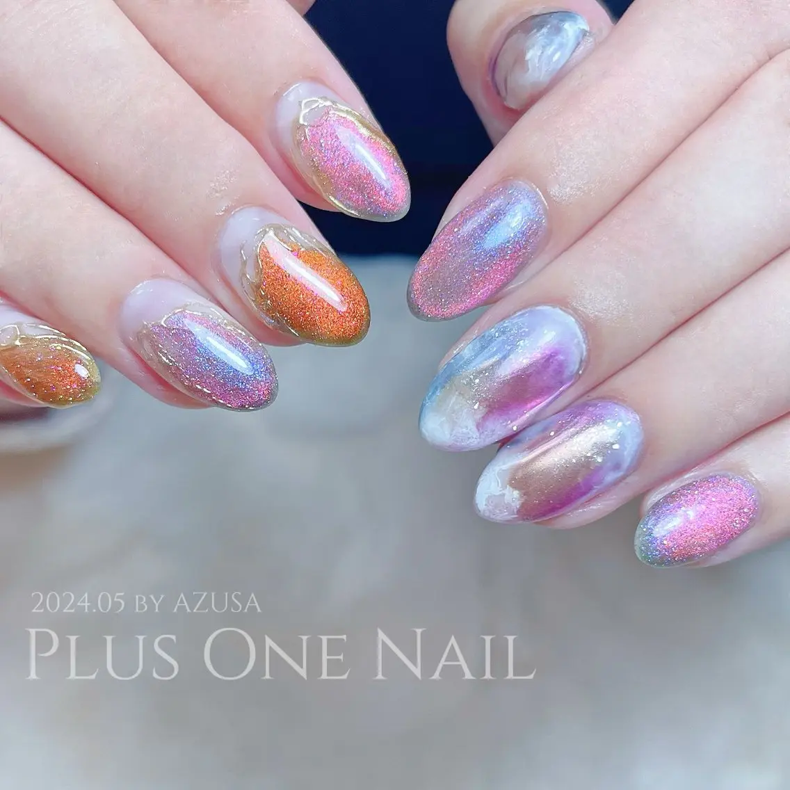 ネイル Plus  One _AZUSAのネイルデザイン