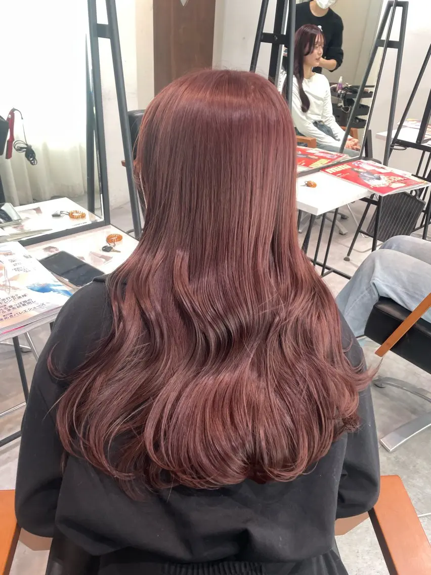 ロング カラー 🪼AI/オリーブ ベージュ🪼のヘアスタイル
