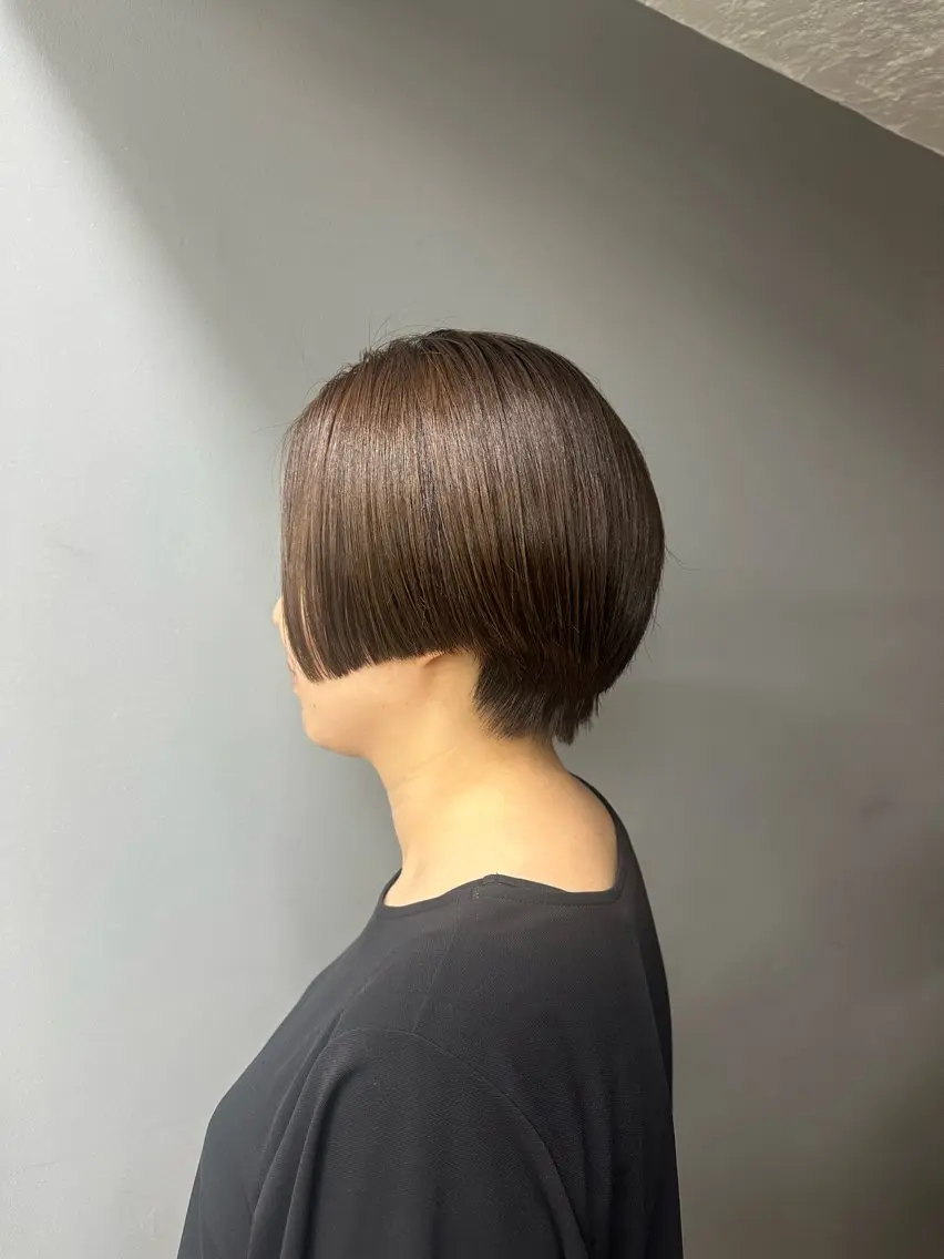 ショート カラー ショートカット 🌟星野菜月のヘアスタイル
