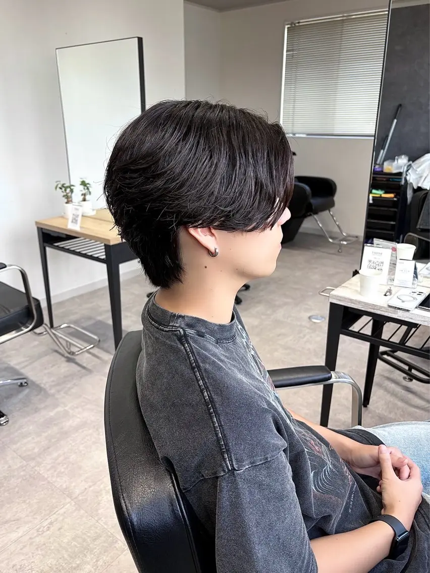 【 ご新規様限定 】men'sカット+フェザーパーマ+専用トリートメント✨️の写真