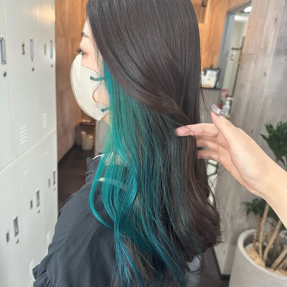 ロング カラー カット ヘアカラー トリートメント 枚方 tomee 🦋南部 しほ🦋のヘアスタイル