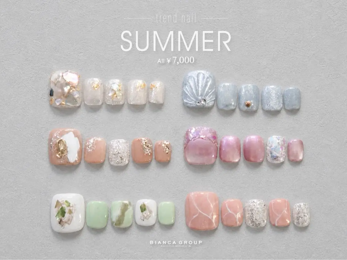 ネイル ハンドネイル Bianca川越店 🦋Satoのネイルデザイン