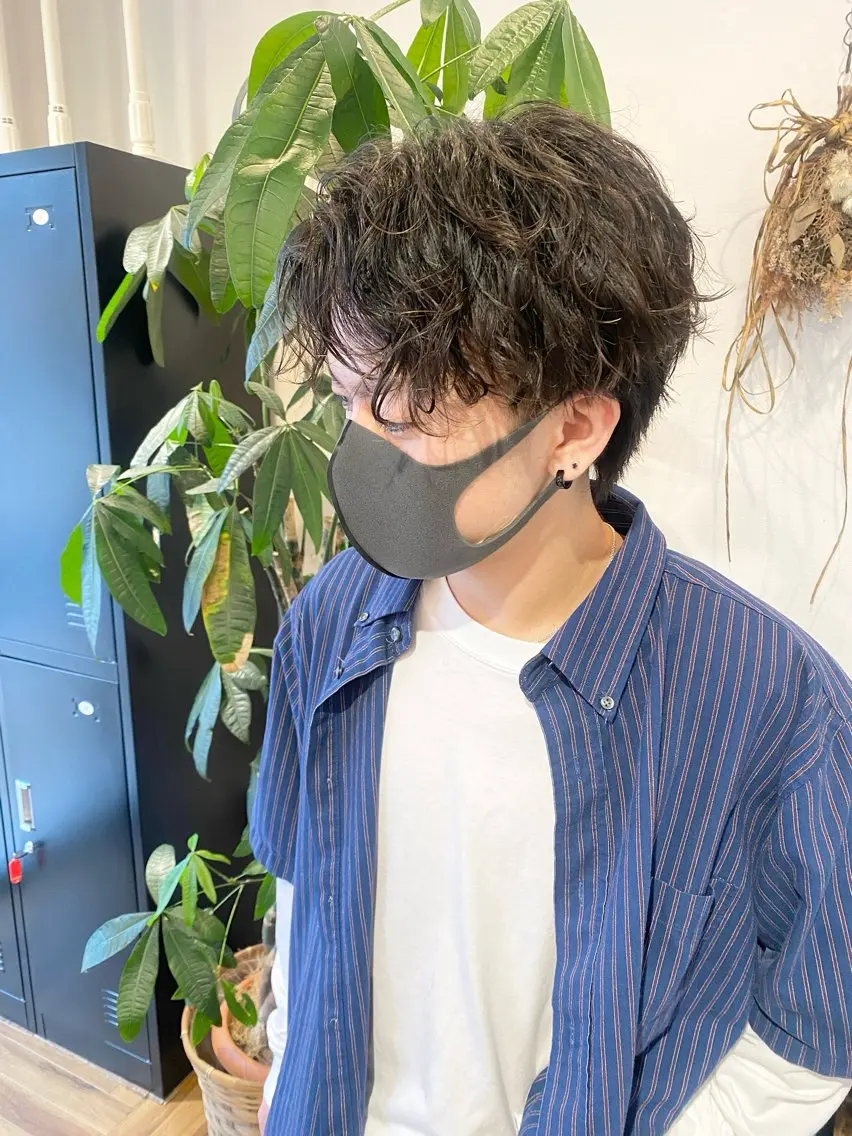 カット+スパイラルパーマの写真
