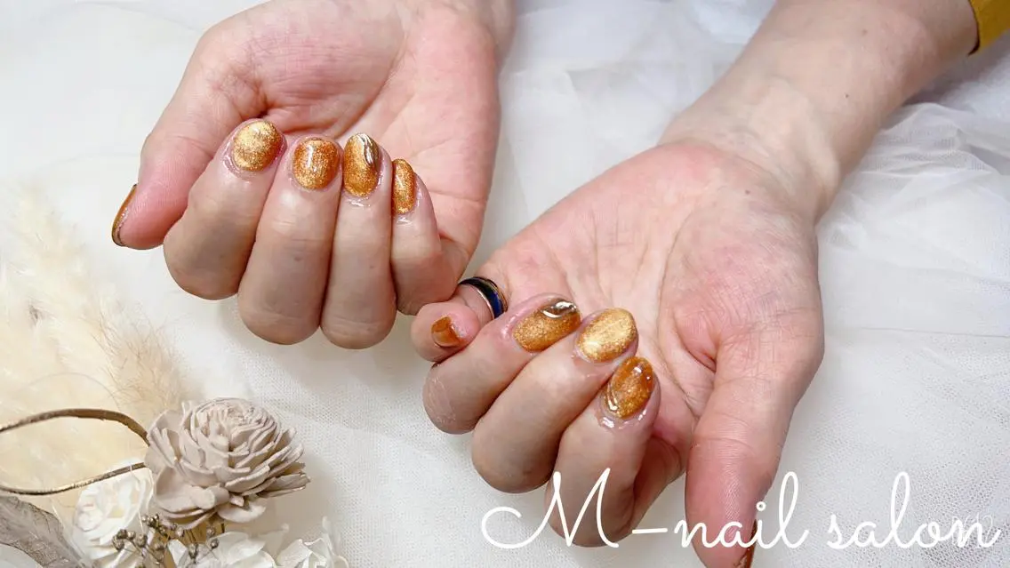 ネイル シンプルネイル M_ nail salonのネイルデザイン
