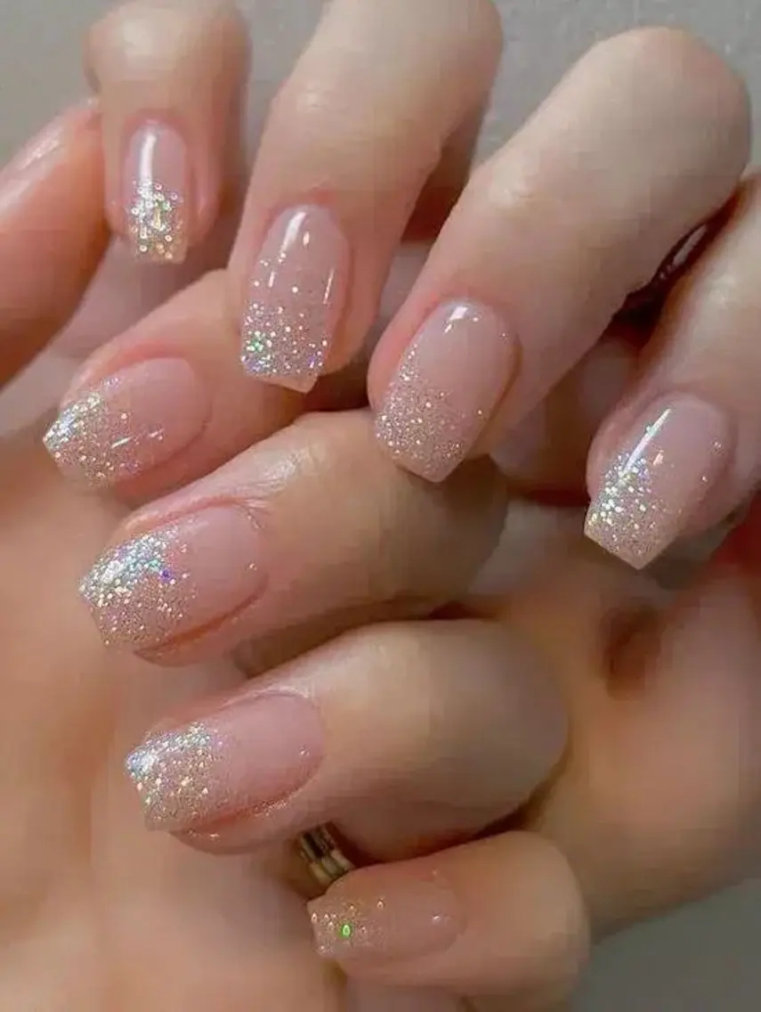 ネイル 長さ出し フレンチネイル グラデーション 卒業式 マグネットネイル ハンドネイル MIHANA NAILのネイルデザイン