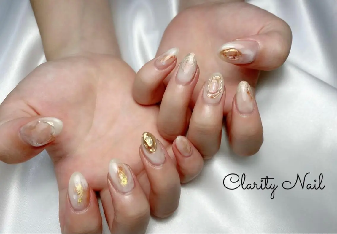 ネイル アートネイル 持ち込み ハンドネイル Clarity Nailのネイルデザイン