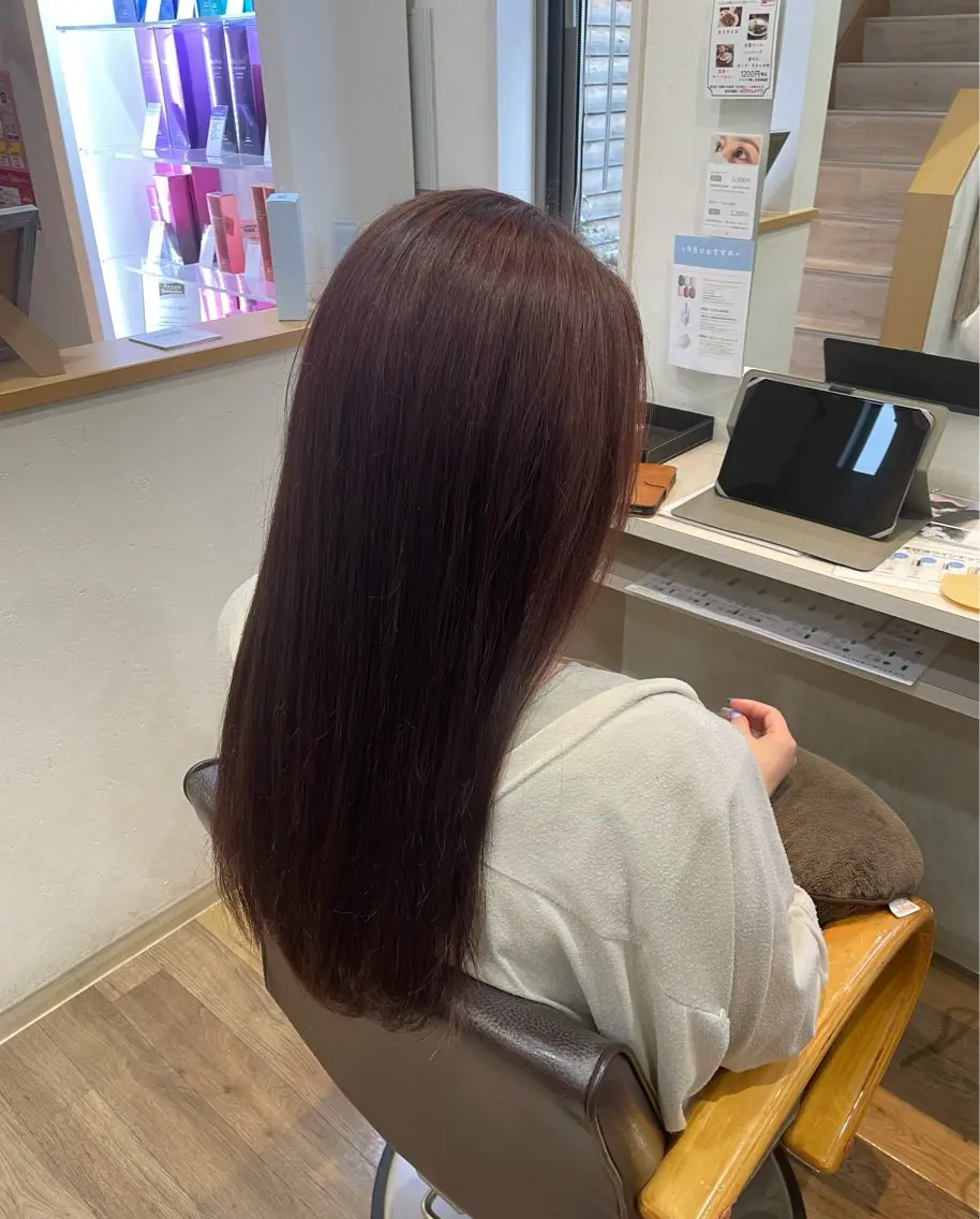 カラー ピンクカラー ef 千枝芙貴のヘアスタイル