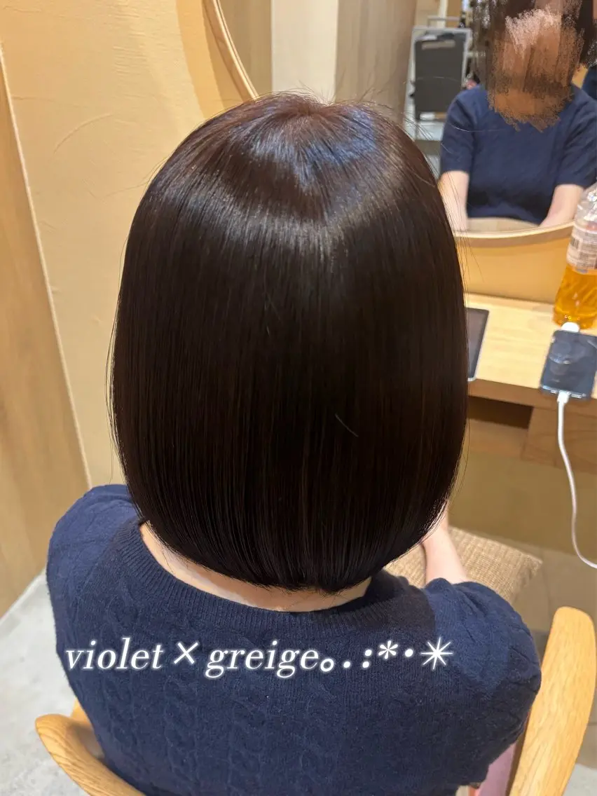 カラー ヘアカラー 波多野 聖のヘアスタイル