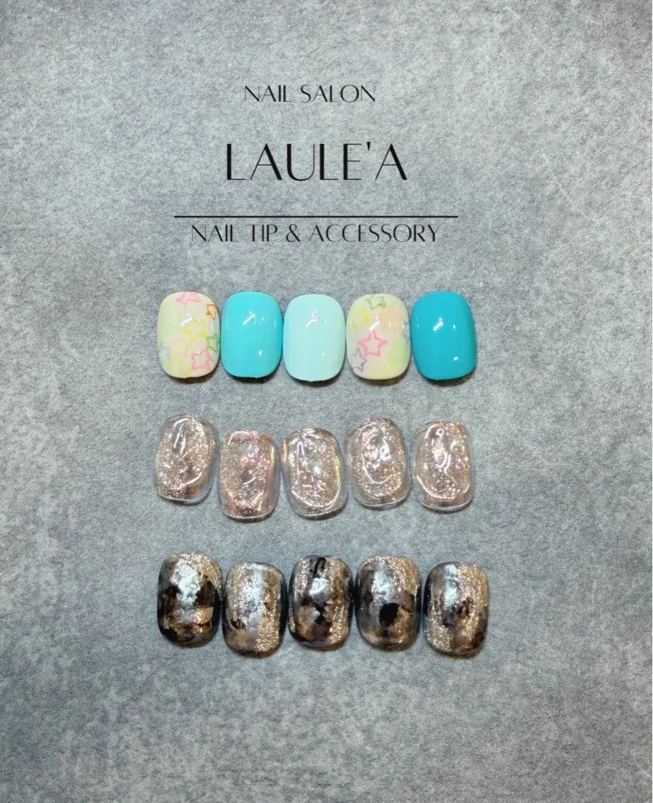 ネイル アートネイル ハンドネイル nailsalon Laule'aのネイルデザイン
