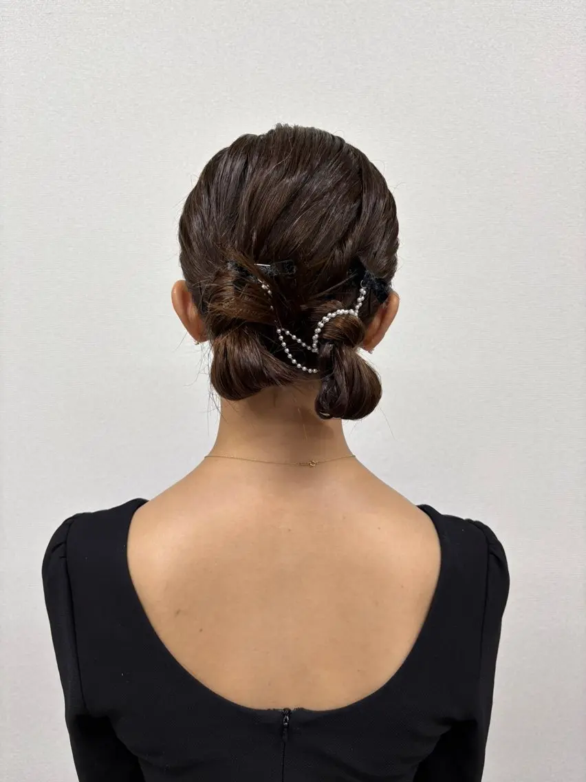 ヘアアレンジ 結婚式・ブライダル ヘアサロン ミカヅキのヘアスタイル