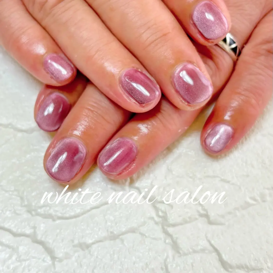ネイル フットネイル マグネットネイル ハンドネイル white nail salonのネイルデザイン