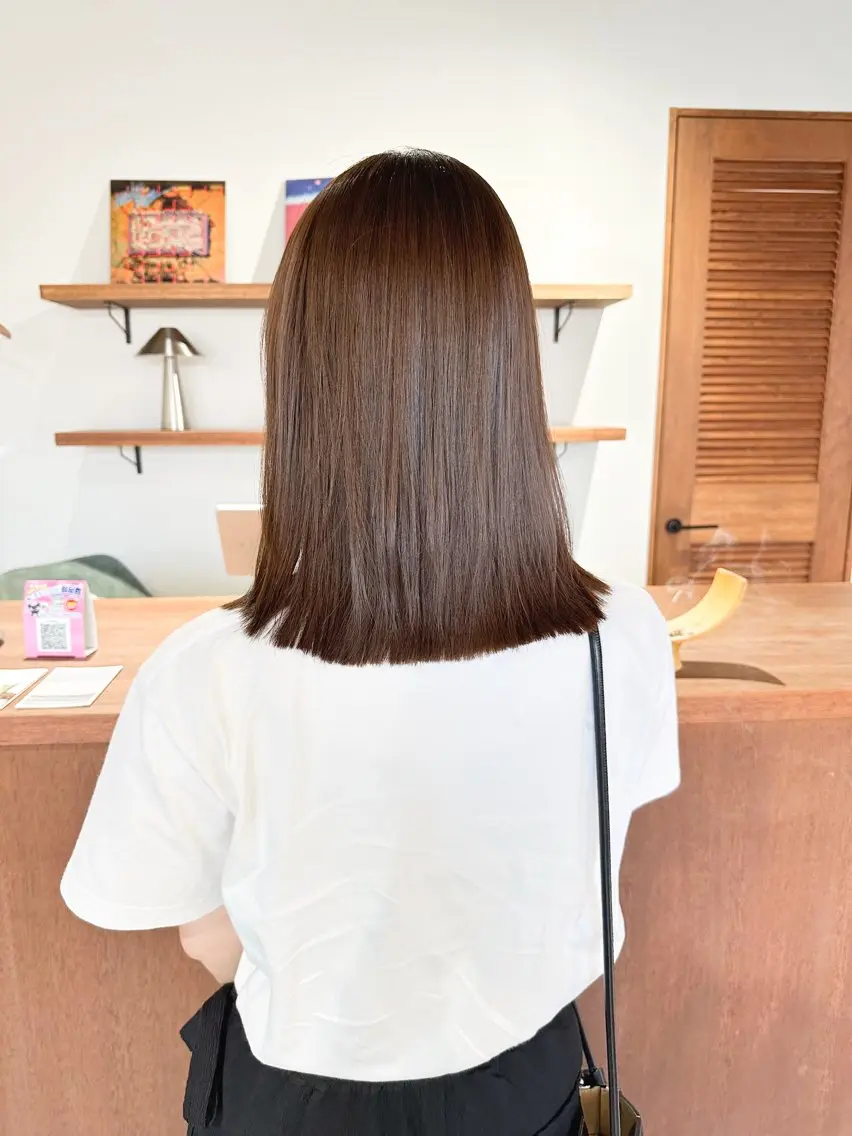 ミディアム ボブ kaito /都立大学herのヘアスタイル