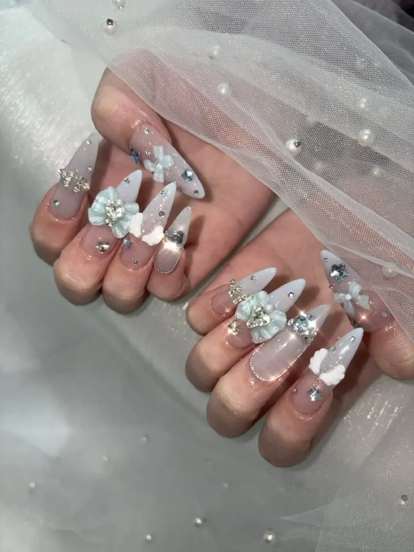ネイル ハンドネイル Mermaid Nail♡Akariのネイルデザイン