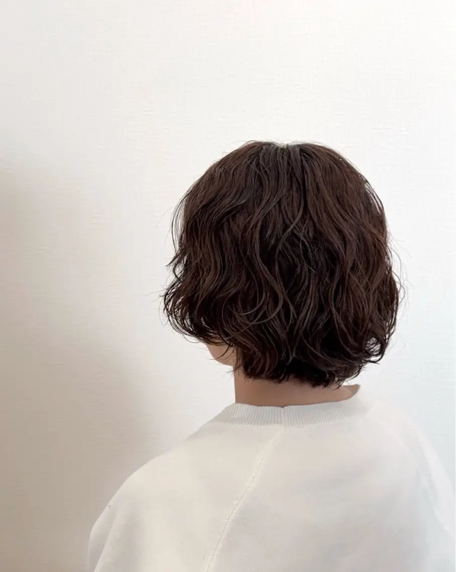 パーマ 野上 茅咲のヘアスタイル
