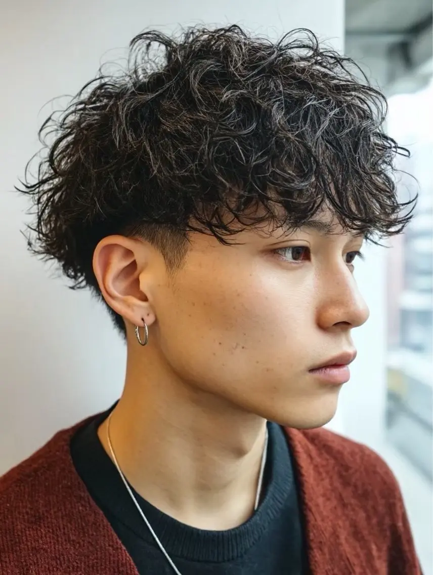 『メンズ限定』骨格矯正カット🔥＋スパイラル/ツイストパーマ＋3stepトリートメント❤️‍🔥の写真