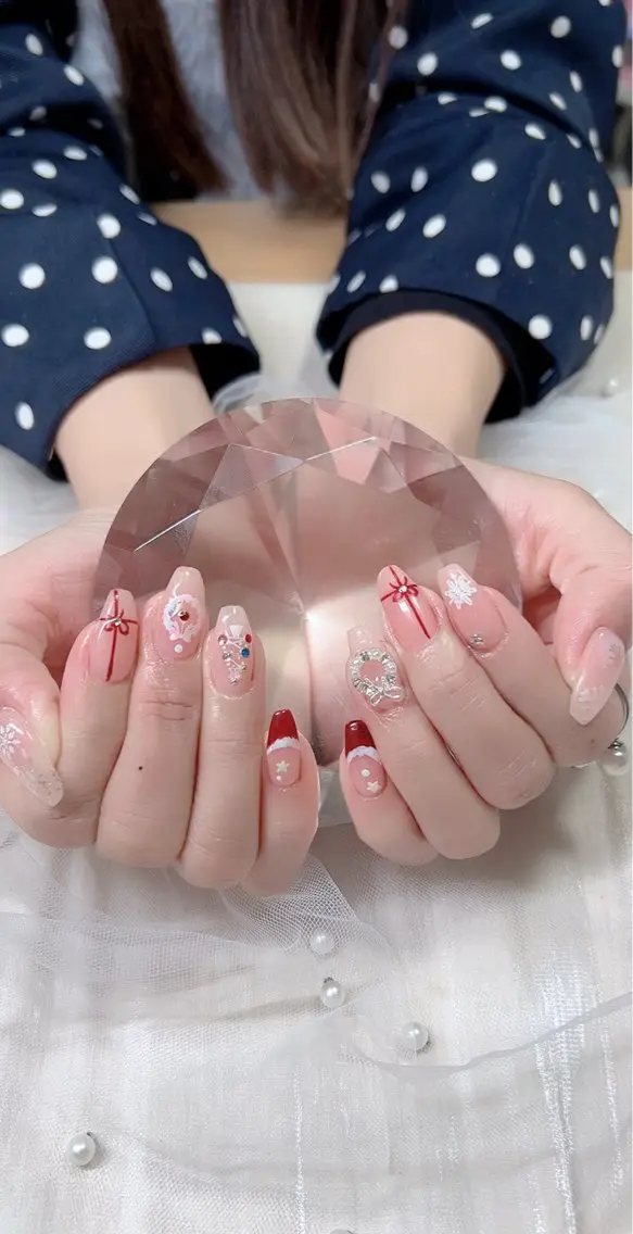 ネイル フレンチネイル グラデーション ハート オフィスネイル シンプルネイル Cute Tips nailのネイルデザイン