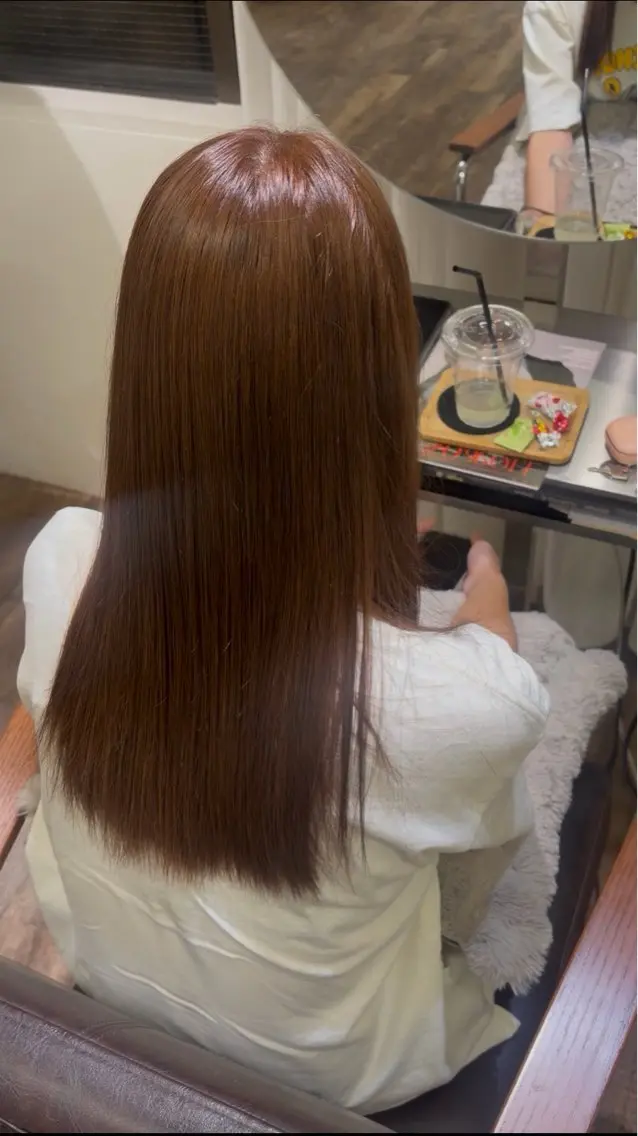 ロング カラー ブラウンカラー ヘアカラー 透明感カラー/ ダブルカラー/ともねのヘアスタイル