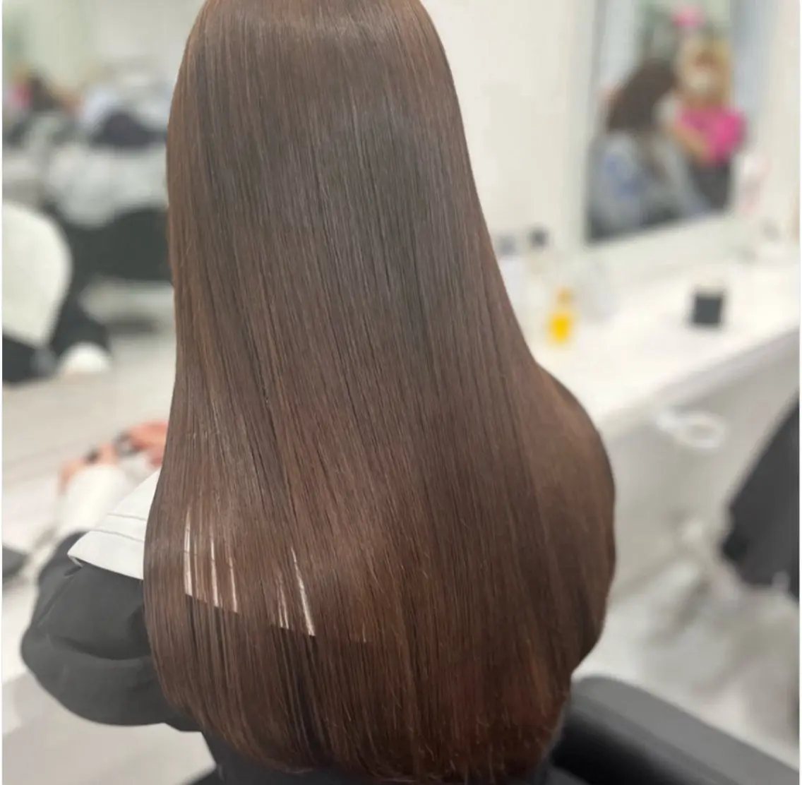 【💎ミニモ学割💎】透明感ワンカラー➕似合わせ韓国風カット✂️➕ヒアルロン酸トリートメント🫧の写真