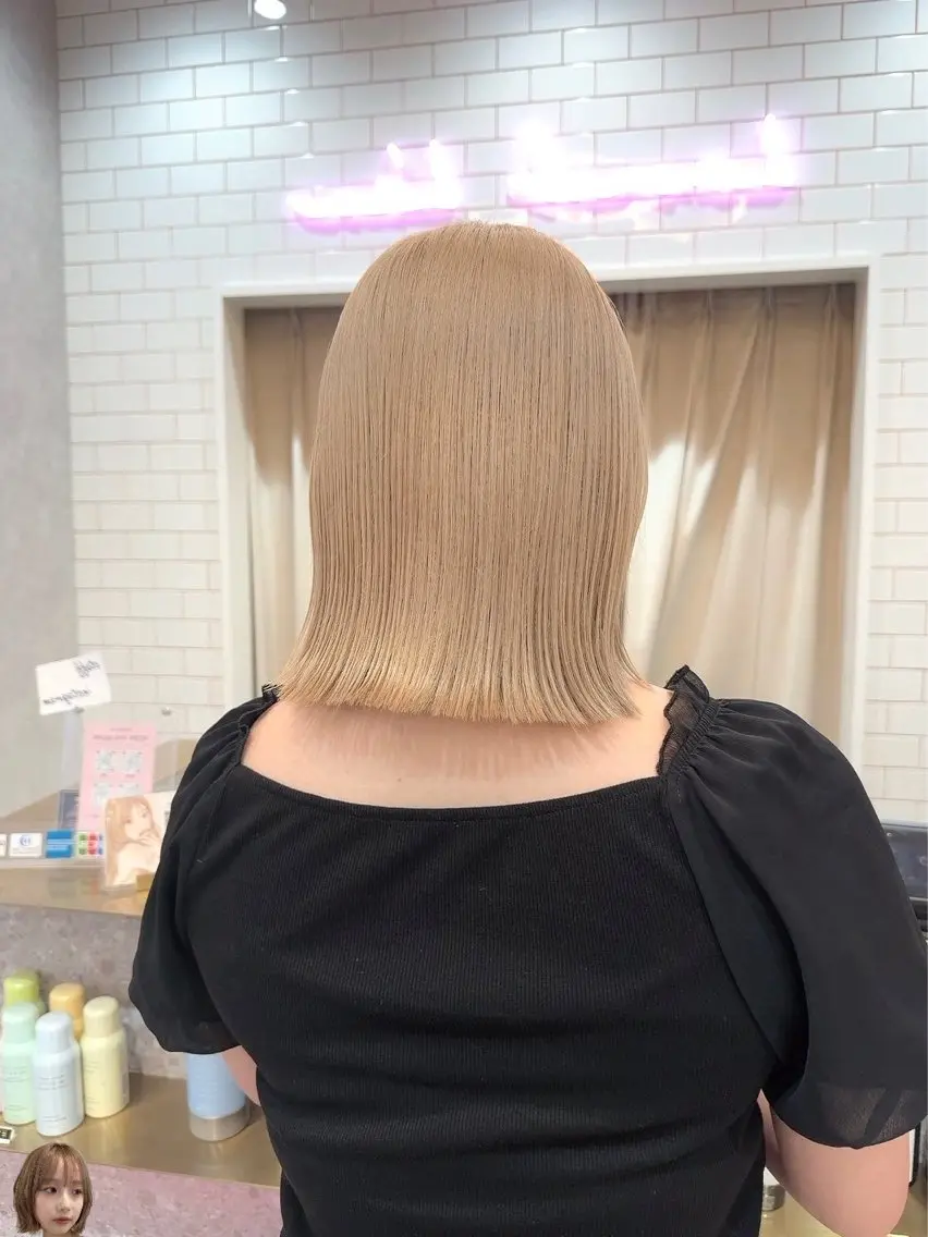 ミディアム ボブ ハルナ / 韓国ヘア♪のヘアスタイル